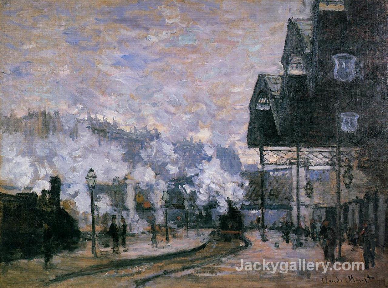 Saint-Lazare Station, the Western Region Goods Sheds by Claude Monet paintings reproduction